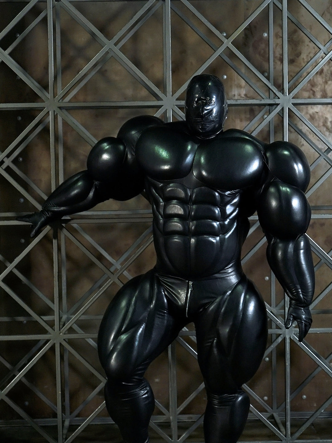 Huge Muscle / Faux Leather – musclesuit